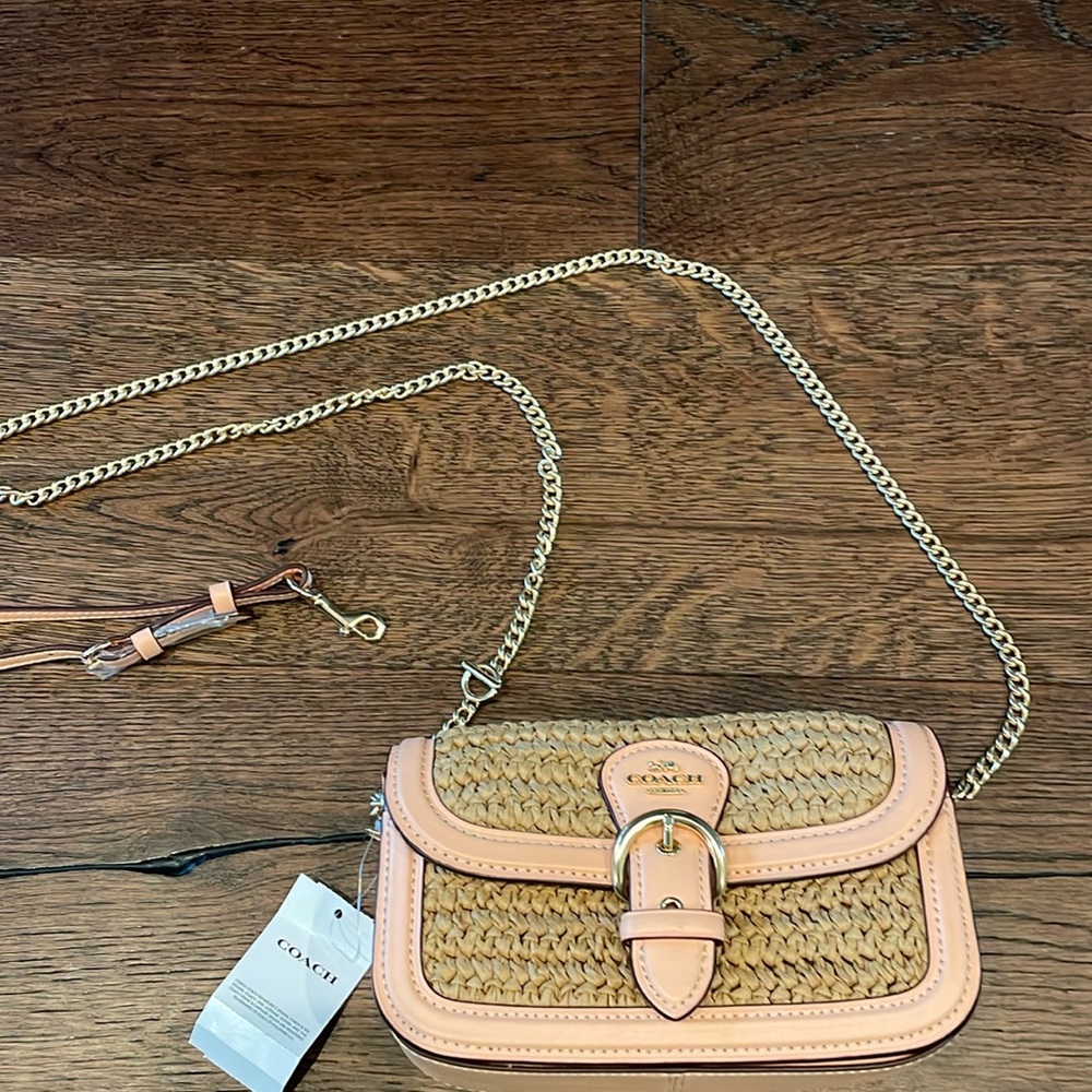 NWT Coach Blush crossbody / Clutch